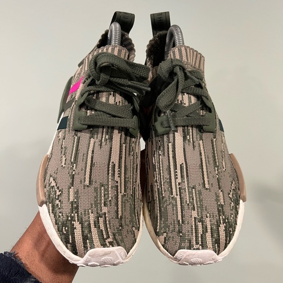 Adidas NMD R1 Primeknit “Green Glitch Camo” - Picture 7 of 11